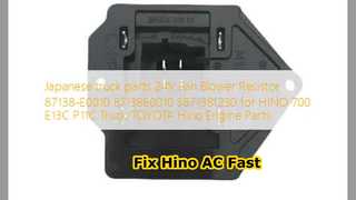 Điện Trở Quạt Quạt Hino 700 Sửa 87138E0010