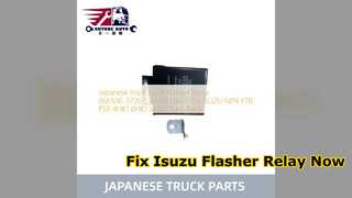 Hướng dẫn thay thế Isuzu Flasher Relay 066500 3720