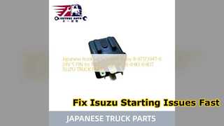 Giải pháp sửa chữa rơle khởi động Isuzu NQR 8971739470