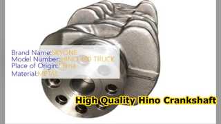 Trục Khuỷu Hino 300 N04C 13411 E0071 Linh Kiện Cao Cấp