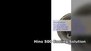 Bộ ly hợp quạt Hino 500 Động cơ 16250 E0070 J08E