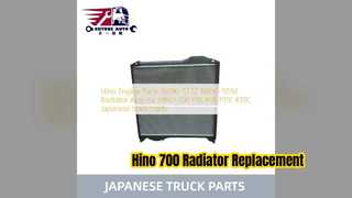 Thay thế cụm tản nhiệt Hino 700 Profia P11C K13C