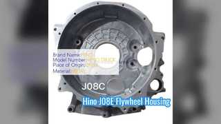 Vỏ bánh đà Hino J08E J08C 11308 E0B71 Thay thế