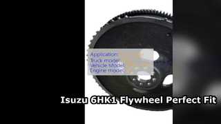 Isuzu 6HK1 Bánh đà Assy 8980563550 Phần xe tải hạng nặng