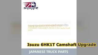 Thay thế trục cam Isuzu 6HK1T cho FVR ZX330 chuyển tiếp
