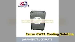 Bộ tản nhiệt Isuzu 6WF1 Assy 1214109000 Phụ tùng xe tải cao cấp