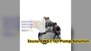 Bơm dầu Isuzu 6WG1 8974318770 cho máy xúc ZX460 ZX450