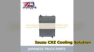 Giải pháp làm mát động cơ tản nhiệt Isuzu CXZ 6WF1