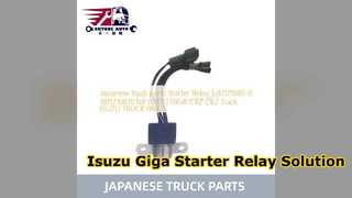 Isuzu Giga Starter Relay 1811710870 Phụ tùng xe tải đáng tin cậy