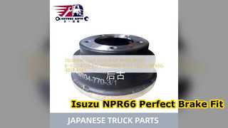 Hướng dẫn thay trống phanh sau Isuzu NPR66