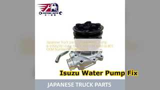 Sửa chữa động cơ máy bơm nước Isuzu FVR FTR 8976027810