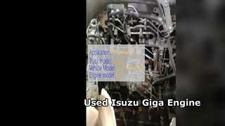 Cần bán động cơ Isuzu Giga hộp số 6WG1 đã qua sử dụng