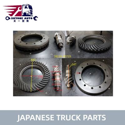 Phụ tùng xe tải Nhật Bánh răng vương miện 6/41 38110-90719 dành cho UD TRUCK CONDOR RF8 38110-90719