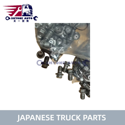 Bộ phận động cơ Hino Kiểm tra van dầu Bolt 15605-1250 Sử dụng cho xe tải HINO 500 J08C H07C H07D