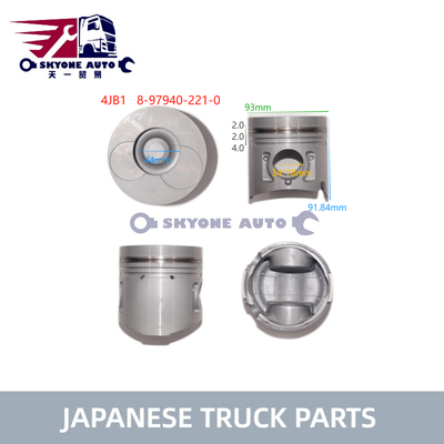 Phụ tùng xe tải Nhật Bản Động cơ Piston 8979402210 8-97940221-0 Dành cho ISUZU 2.8TON TFR 4JB1T OEM 8-97940221-0