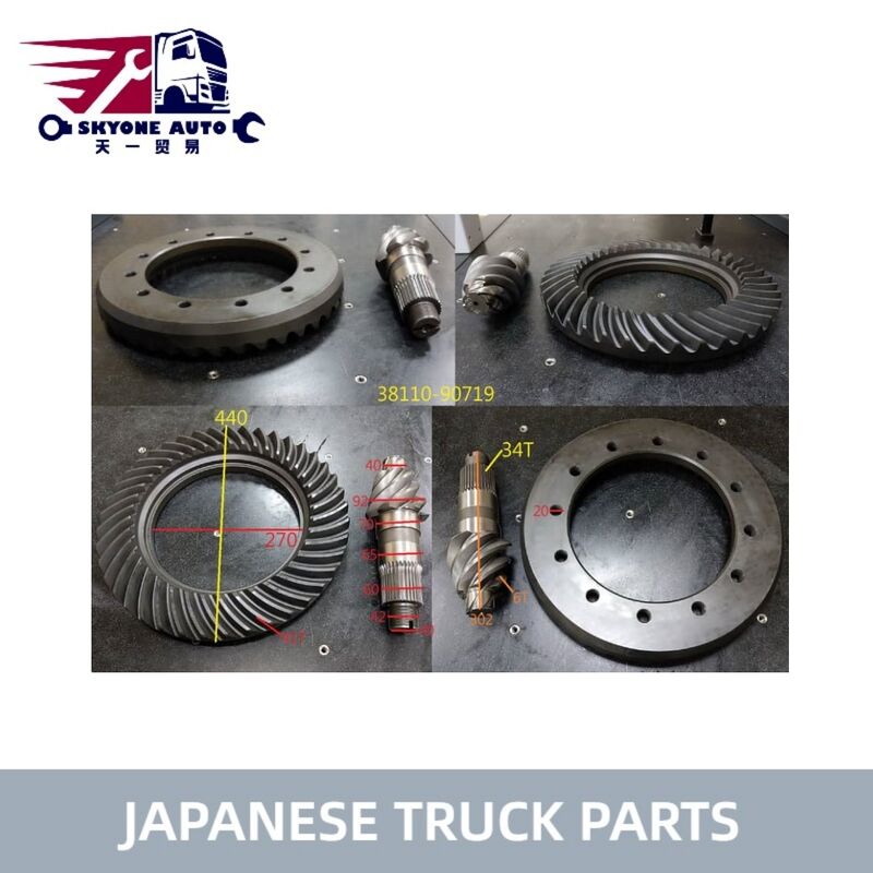 Phụ tùng xe tải Nhật Bánh răng vương miện 6/41 38110-90719 dành cho UD TRUCK CONDOR RF8 38110-90719