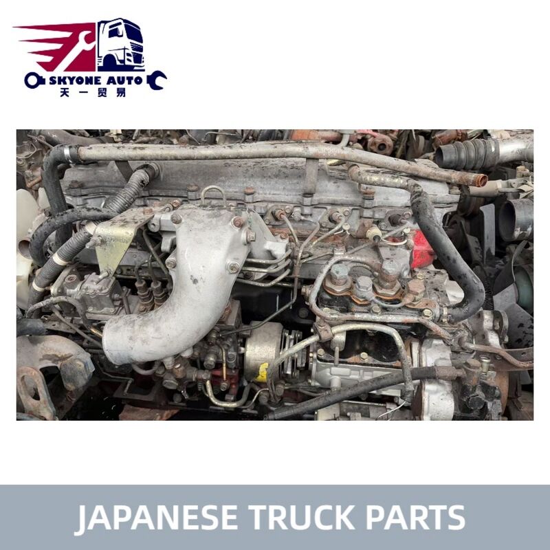 Phụ tùng xe tải Nhật Bản Lắp ráp động cơ đã qua sử dụng cho xe tải HINO 500 RANGER J08C UW Hino Động cơ cũ