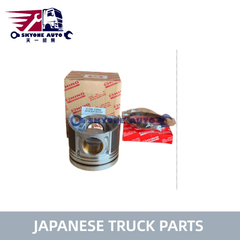 Phân tích xe tải Nhật Bản Piston Assy S130B-E0R80 S130BE0R80 Đối với xe tải HINO 500 RANGER J08E J05E HINO MOTOR PARTS