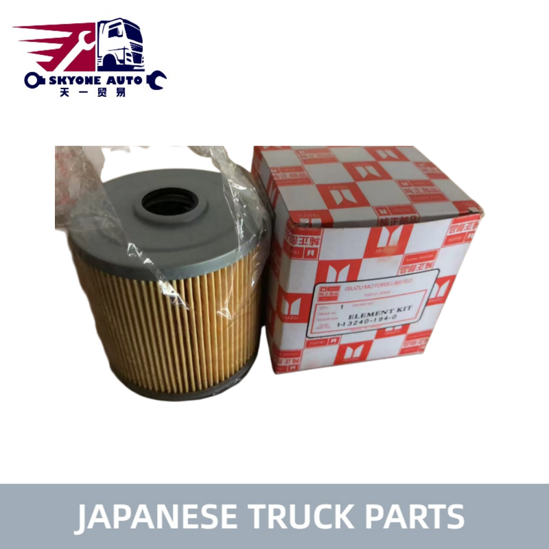 Phụ tùng xe tải Nhật Bản Lọc nhiên liệu 1-13240194-0 1132401940 cho xe tải ISUZU CXZ 10PE1 6HK1 PHỤ TÙNG XE TẢI ISUZU